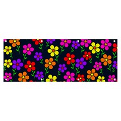 Background Flower Floral Bloom Banner and Sign 8  x 3 