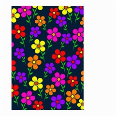 Background Flower Floral Bloom Small Garden Flag (two Sides) by Ravend