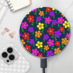 Background Flower Floral Bloom Wireless Charger by Ravend