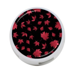 Red Autumn Leaves Autumn Forest 4-port Usb Hub (two Sides) by Ravend