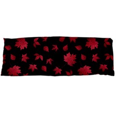 Red Autumn Leaves Autumn Forest Body Pillow Case (dakimakura) by Ravend