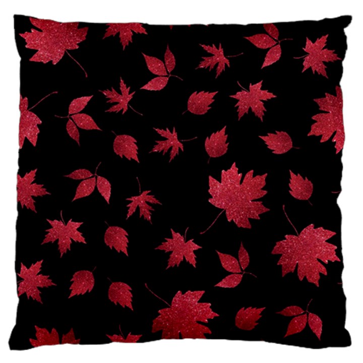 Red Autumn Leaves Autumn Forest Large Cushion Case (One Side)