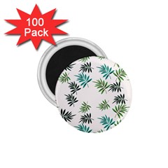 Leaves Plant Design Template 1 75  Magnets (100 Pack)  by Ravend