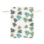 Leaves Plant Design Template Lightweight Drawstring Pouch (S) Front