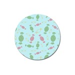 Toffees Candy Sweet Dessert Magnet 3  (Round) Front