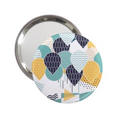 Abstract Balloon Pattern Decoration 2.25  Handbag Mirrors