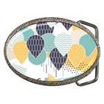 Abstract Balloon Pattern Decoration Belt Buckles Front