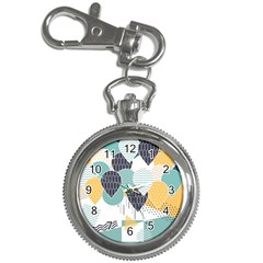 Abstract Balloon Pattern Decoration Key Chain Watches