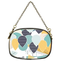 Abstract Balloon Pattern Decoration Chain Purse (two Sides) by Ravend