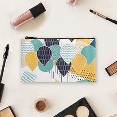 Abstract Balloon Pattern Decoration Cosmetic Bag (small) by Ravend