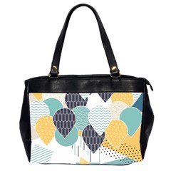 Abstract Balloon Pattern Decoration Oversize Office Handbag (2 Sides) by Ravend