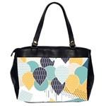 Abstract Balloon Pattern Decoration Oversize Office Handbag (2 Sides) Back