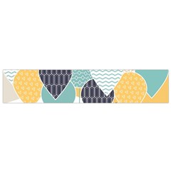 Abstract Balloon Pattern Decoration Small Flano Scarf