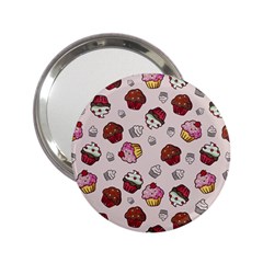 Cake Cupcake Sweet Dessert Food 2 25  Handbag Mirrors by Ravend