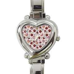 Cake Cupcake Sweet Dessert Food Heart Italian Charm Watch by Ravend