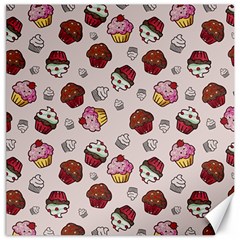 Cake Cupcake Sweet Dessert Food Canvas 16  X 16  by Ravend