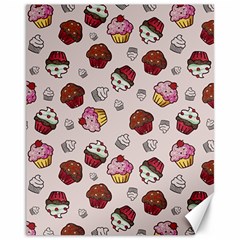 Cake Cupcake Sweet Dessert Food Canvas 11  X 14  by Ravend