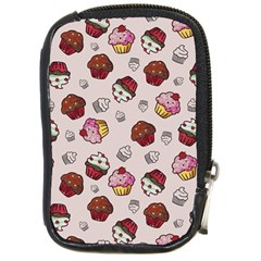 Cake Cupcake Sweet Dessert Food Compact Camera Leather Case by Ravend