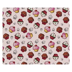 Cake Cupcake Sweet Dessert Food Double Sided Flano Blanket (small)  by Ravend