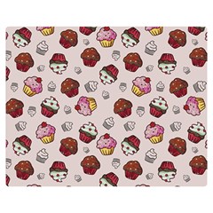 Cake Cupcake Sweet Dessert Food Double Sided Flano Blanket (medium)  by Ravend