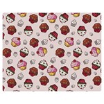 Cake Cupcake Sweet Dessert Food Double Sided Flano Blanket (Medium)  60 x50  Blanket Front