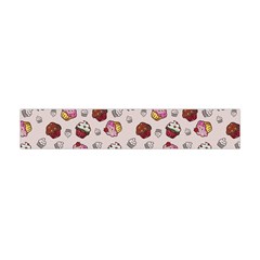 Cake Cupcake Sweet Dessert Food Flano Scarf (mini) by Ravend