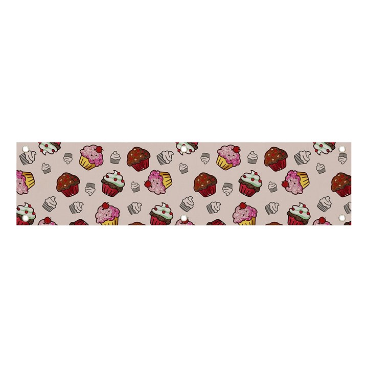 Cake Cupcake Sweet Dessert Food Banner and Sign 4  x 1 