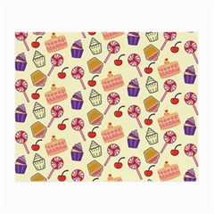 Cupcake Pattern Lollipop Small Glasses Cloth by Ravend