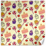 Cupcake Pattern Lollipop Canvas 20  x 20  19 x19.27  Canvas - 1