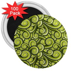 Flower Design Paradigm Start 3  Magnets (100 Pack) by Ravend