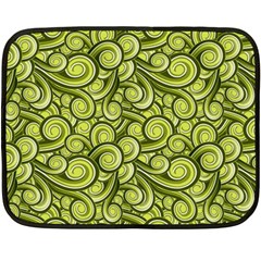 Flower Design Paradigm Start Double Sided Fleece Blanket (mini)  by Ravend