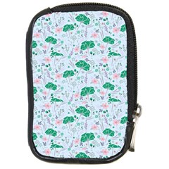 Illustration Flower Pattern Wallpaper Seamless Compact Camera Leather Case by Ravend