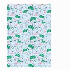 Illustration Flower Pattern Wallpaper Seamless Small Garden Flag (two Sides) by Ravend