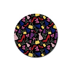 Fashion Pattern Accessories Design Magnet 3  (round) by Ravend