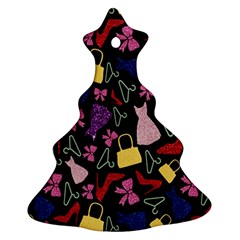 Fashion Pattern Accessories Design Christmas Tree Ornament (two Sides) by Ravend