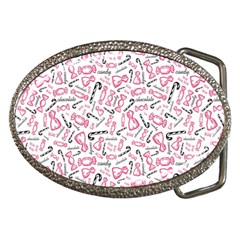 Candy Pink Black-cute Sweat Belt Buckles by Ravend