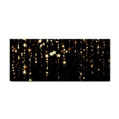 Stars Christmas Background Pattern Hand Towel by danenraven