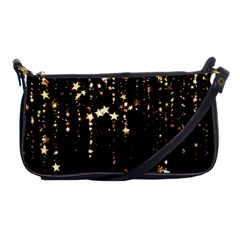 Stars Christmas Background Pattern Shoulder Clutch Bag by danenraven