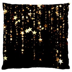 Stars Christmas Background Pattern Standard Flano Cushion Case (one Side) by danenraven