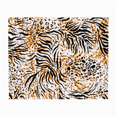 Tiger Pattern Background Small Glasses Cloth by danenraven