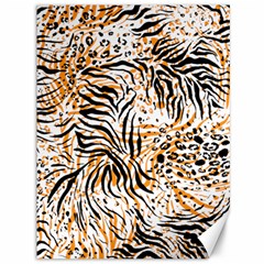 Tiger Pattern Background Canvas 36  X 48  by danenraven