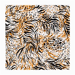 Tiger Pattern Background Medium Glasses Cloth by danenraven