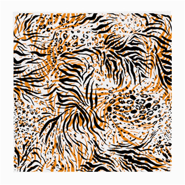 Tiger Pattern Background Medium Glasses Cloth