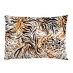 Tiger Pattern Background Pillow Case (two Sides) by danenraven