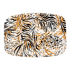 Tiger Pattern Background Mini Square Pill Box by danenraven