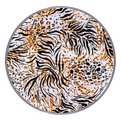 Tiger Pattern Background Wireless Charger by danenraven