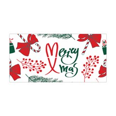 Merry Xmas Seamless Christmas Pattern Yoga Headband by danenraven