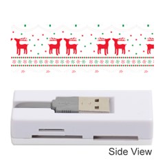 Christmas Illustration Texture Pattern Memory Card Reader (stick) by danenraven