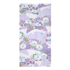 Purple Japanese Pattern Texture Violet Textile Shower Curtain 36  X 72  (stall)  by danenraven