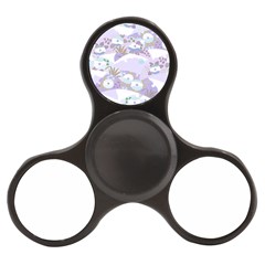 Purple Japanese Pattern Texture Violet Textile Finger Spinner by danenraven